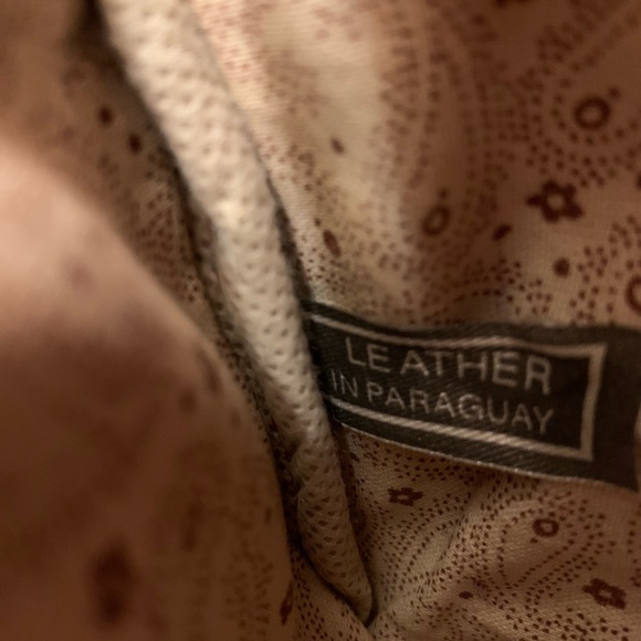 Ropin West Red Hand-Tooled Leather Crossbody Bag - Picture 6 of 11